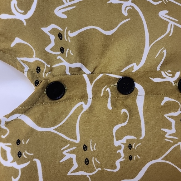 SHEIN Golden Cat Dress with Drop Waist - Picture 5 of 11